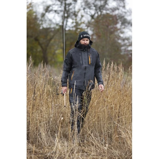 Savage Gear WP Performance Jacke Schwarz Tintengrau 8 Savage Gear WP Performance Jacke Schwarz Tintengrau – Bild 8