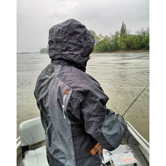 Savage Gear WP Performance Jacke Schwarz Tintengrau 9 Savage Gear WP Performance Jacke Schwarz Tintengrau – Bild 9