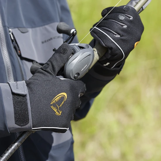 Savage Gear Softshell Winter Glove Black 5 Savage Gear Softshell Winter Glove Black – Bild 5