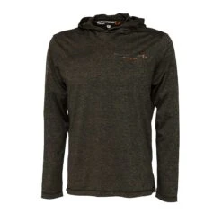 Savage Gear Fighter Stretch Hoodie Burnt Olive Melange Kapuzen-Pullover