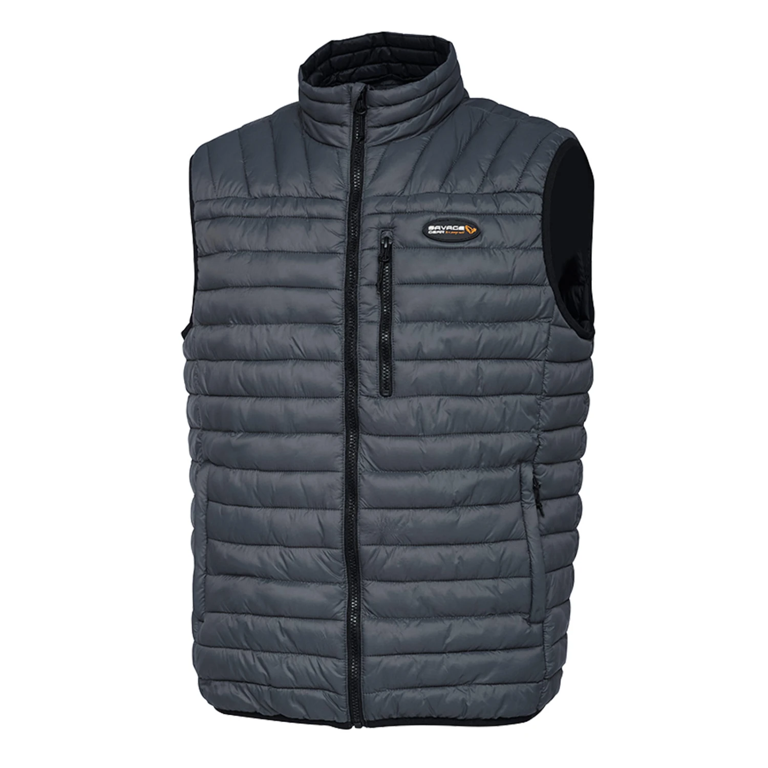 Savage Gear Ripple Quilt Vest Castlerock Grey Weste 1 Savage Gear Ripple Quilt Vest Castlerock Grey Weste