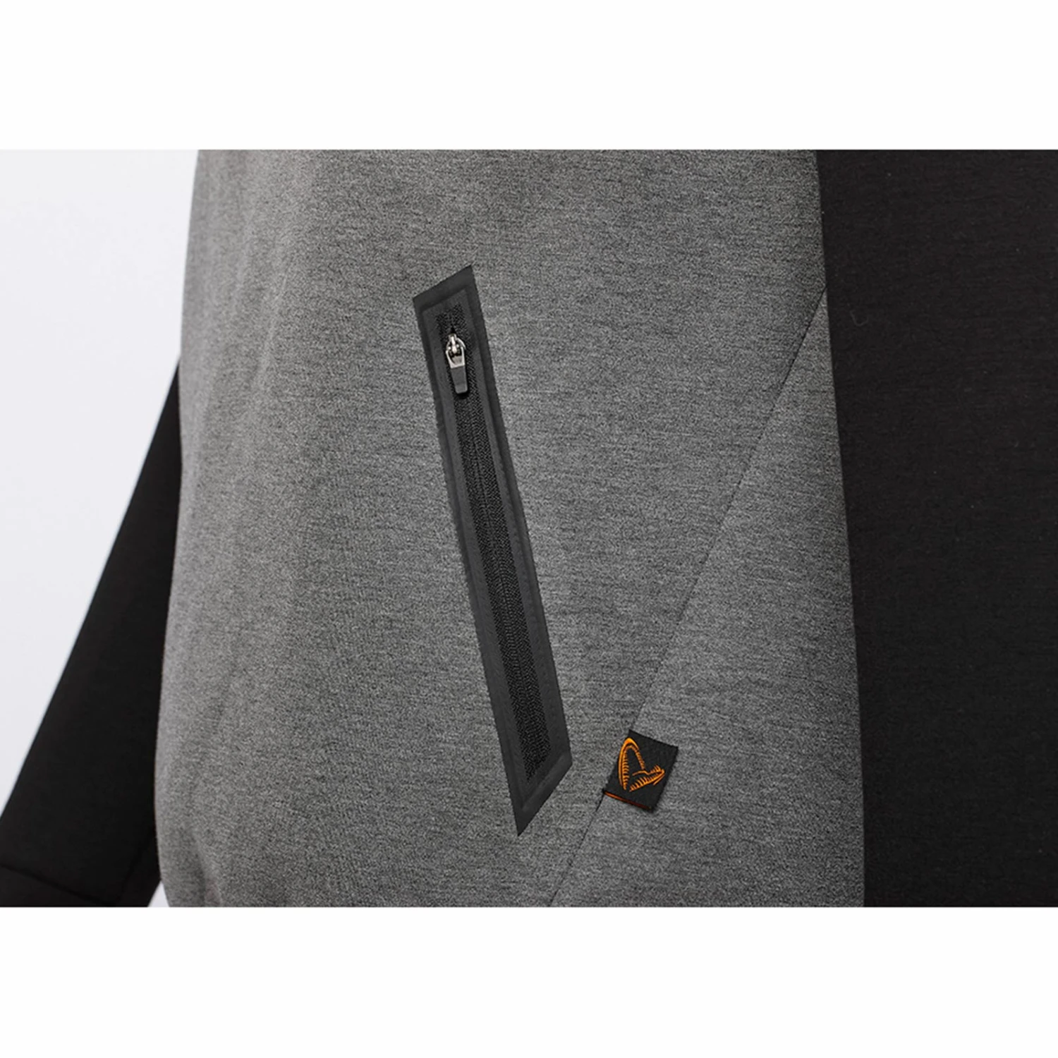 Savage Gear Tec-Foam Hoodie Dark Grey Melange Pullover 3 Savage Gear Tec-Foam Hoodie Dark Grey Melange Pullover – Bild 3